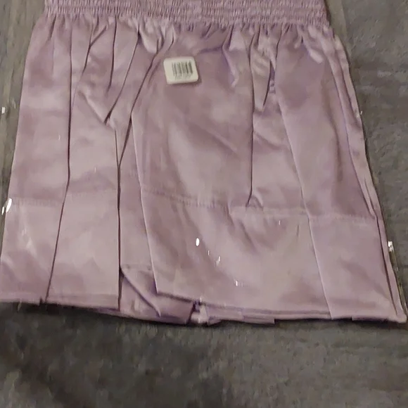 NATURAL LIFE Lavender and Grey Satin Ruffled Shorts - Bundle Any Two For $20 - Picture 6 of 8